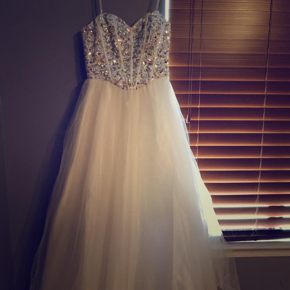 White Ball Gown